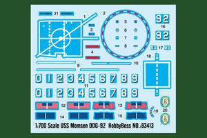 Hobby Boss 83413 USS Momsen DDG-92 1/700 – immagine 5