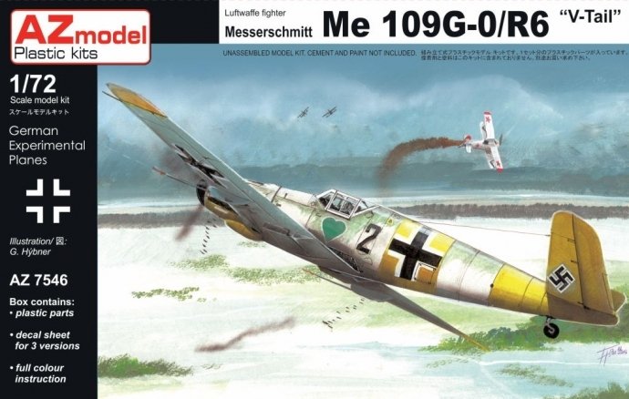 AZ Model AZ7546 MESSERSCHMITT BF 109G-0/R-6 1/72