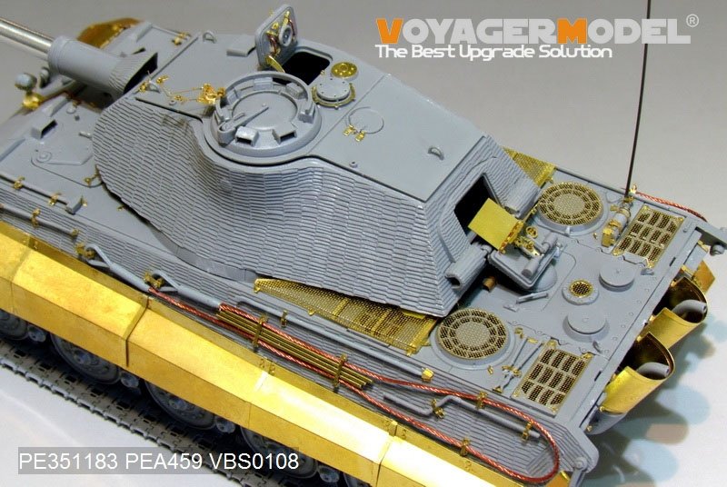 Voyager Model PE351183 WWII German King Tiger (Porsche Turret)（For DRAGON/ZVEZDA kit) 1/35 – Bild 13