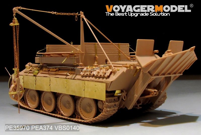 Voyager Model PE35970 WWII German Bergepanther Ausf.A (Late type,Panther G tool holders) Basic For MENG SS-015 1/35 – immagine 6