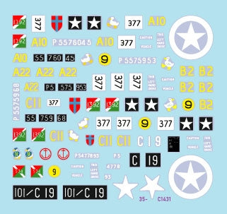 Star Decals 35-C1431 D-Day DUKW. British Amphibians # 3. 101 Coy (GT) and 377 Coy (GT) RASC. 1/35 – zdjęcie 3
