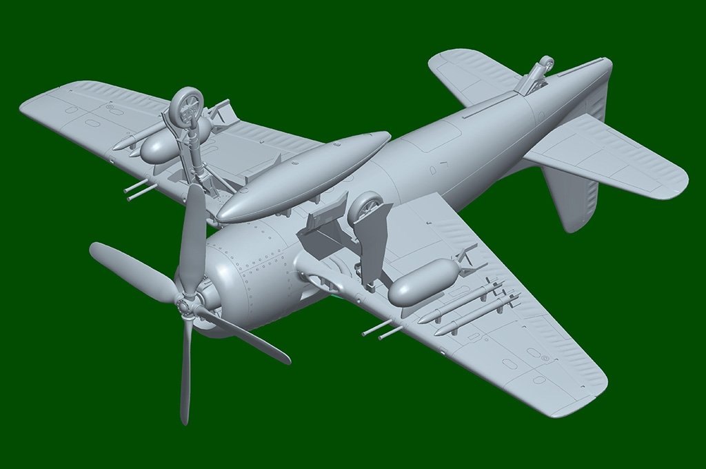 Hobby Boss 87269 F8F-2 Bearcat 1/72 – immagine 7