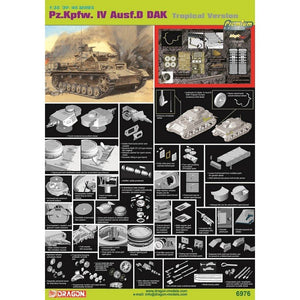 Dragon 6976 Pz.Kpfw.IV Ausf.D DAK Tropical Version (Premium Edition) 1/35 – immagine 2