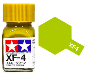 Peinture émail Tamiya XF4 Jaune Vert (80304)