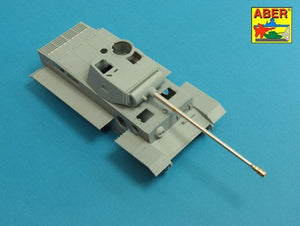 Aber 35L-252 7,5cm/5,5cm Pak 41 L/57 gun barrel with muzzle brake for German Tank Pz.Kpfw. VI Ausf. C (VK36.01) 1/35 – immagine 7