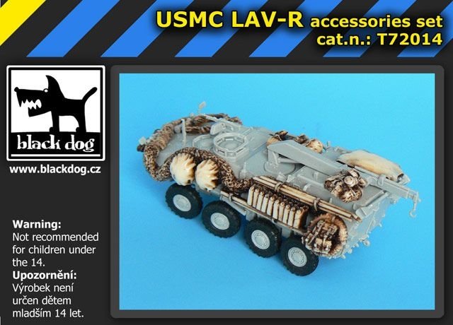Black Dog T72014 USMC LAV -R for Trumpeter 1/72 – immagine 2