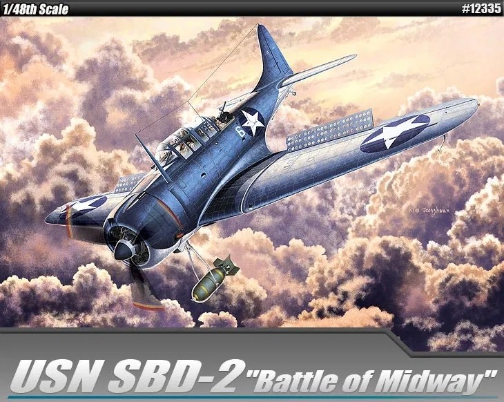 Academy 12335 SBD-2 Dauntless Dive Bomber 'Battle of Midway' 1/48