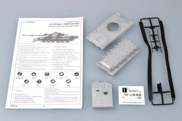 Trumpeter 07216 Challenger II MBT KFOR 1/72 – immagine 3
