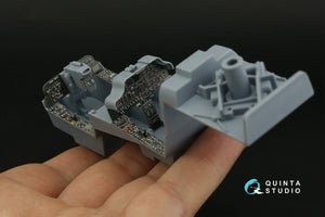 Intérieur imprimé en 3D et coloré sur papier décalcomanie Quinta Studio QD35090 AH-64A (Academy) 1/35 – image 8