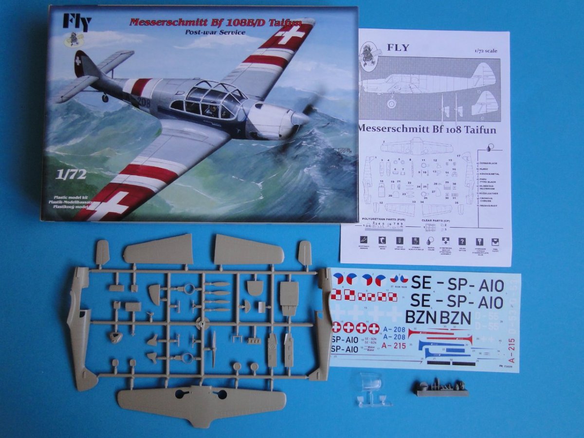 Fly 72029 Messerschmitt Bf 108B/D Taifun 1/72 – zdjęcie 2