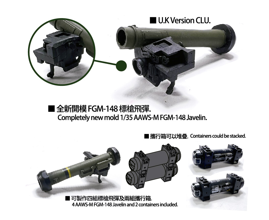 AFV Club 35355 AAWS-M FGM-148 Javelin 1/35 – imagen 3