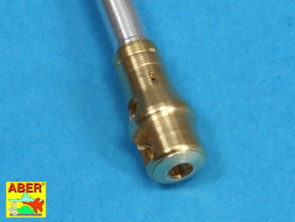 Aber 35L-036n German 7,5cmKwK42L/70 gun barrel with muzzle brake for Panther Ausf. G Late 1/35 – immagine 6