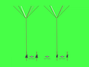 Master GM-72-020 German WWII 1,8m star antenna (for command tanks) (1pc) 1/72 – zdjęcie 5