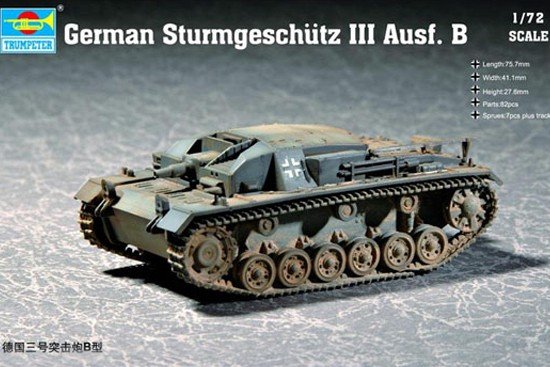 Trompettiste 07256 Sturmgeschutz III Ausf. B (1/72)