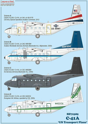Special Hobby 72385 C-41A &amp;#39;US Transport Plane&amp;#39; 1/72 – immagine 2