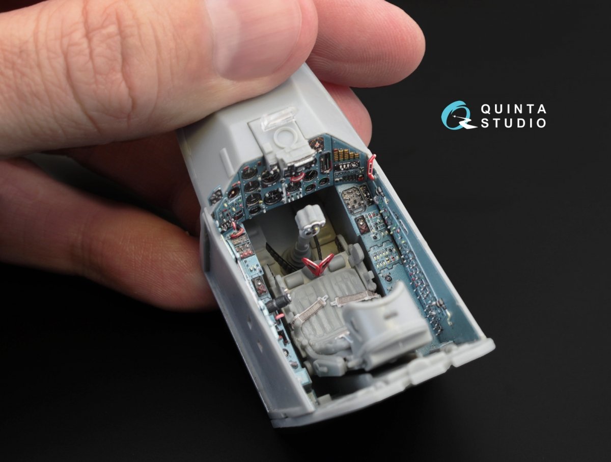 Quinta Studio QD32001 Su-25 3D-Printed &amp;amp; coloured Interior on decal paper (for Trumpeter kit) 1/32 – imagen 8