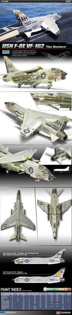Academy 12521 USN F-8E VF-162 The Hunters 1/72 – Bild 2