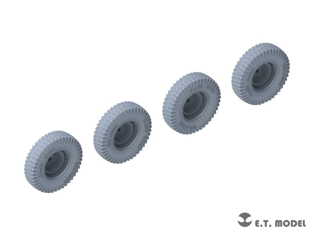 E.T. Model P35-101 WWII German Sd.Kfz.234 Small Diameter Weighted Wheels Type.1 1/35 – zdjęcie 3