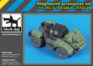 Black Dog T72124 Staghound accessories set for RPM 1/72 – immagine 6