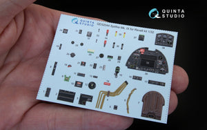 Intérieur imprimé en 3D et coloré sur papier décalcomanie pour Spitfire Mk. IX (Quinta Studio QD32044) (pour maquette Revell) au 1/32 – image 6