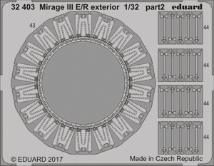 Eduard 32403 Mirage III E/ R exterior ITALERI 1/32 – Bild 2