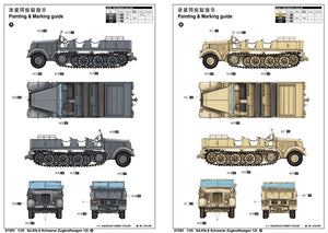 Trumpeter 01583 Sd.Kfz.8 Schwerer Zugkraftwagen 12t 1/35 – immagine 3