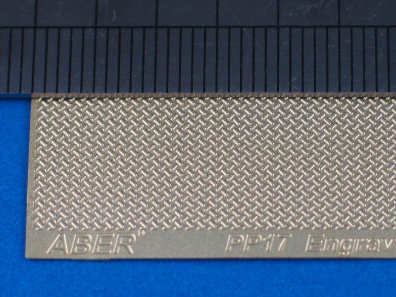 Aber PP17 Engrave plate (140 x 39 mm) - pattern 17