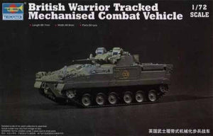 Trumpeter 07101 British Warrior Tracked Mechanised Combat Vehicle 1/72