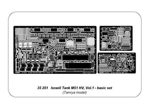 Aber 35251 Israeli Tank M51HV I Sherman – vol.1basic set 1/35 – Bild 6