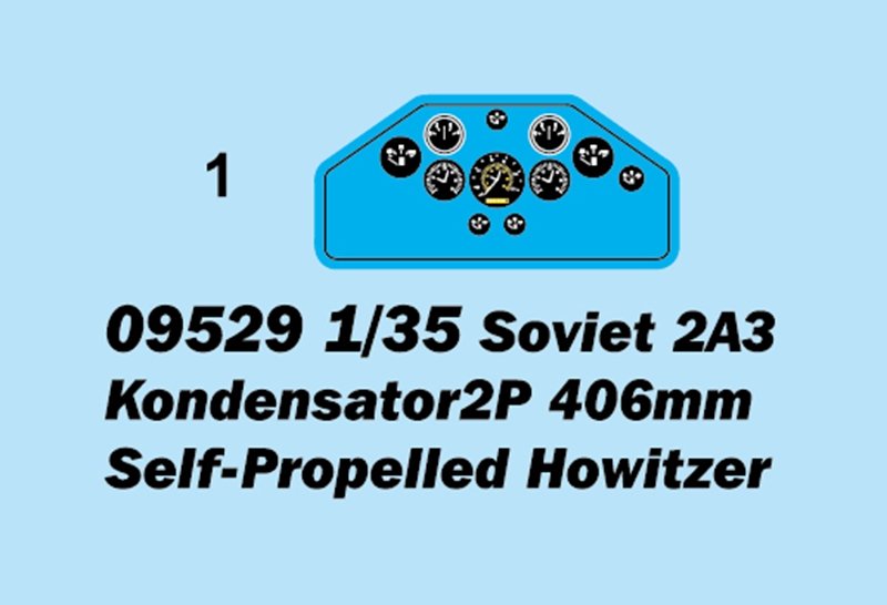 Trumpeter 09529 Soviet 2A3 Kondensator 2P 406mm Self-Propelled Howitzer 1/35 – Bild 3