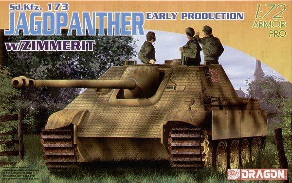 Dragon 7241 Sd.Kfz. 173 JAGDPANT. E.PROD.w/ZIMMERIT 1/72