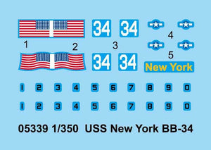 Trumpeter 05339 USS New York BB-34 1/350 – immagine 4