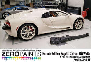 Zero Paints 1648 Hermès Edition Bugatti Chiron Off White 60ML – Bild 4