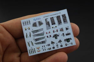 Quinta Studio QD72024 F-14A 3D-Printed &amp;amp; coloured Interior on decal paper (for Academy kit) 1/72 – immagine 2