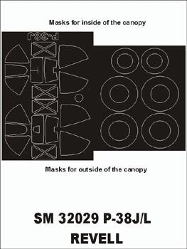 Montex SM32029 P-38J/L REVELL