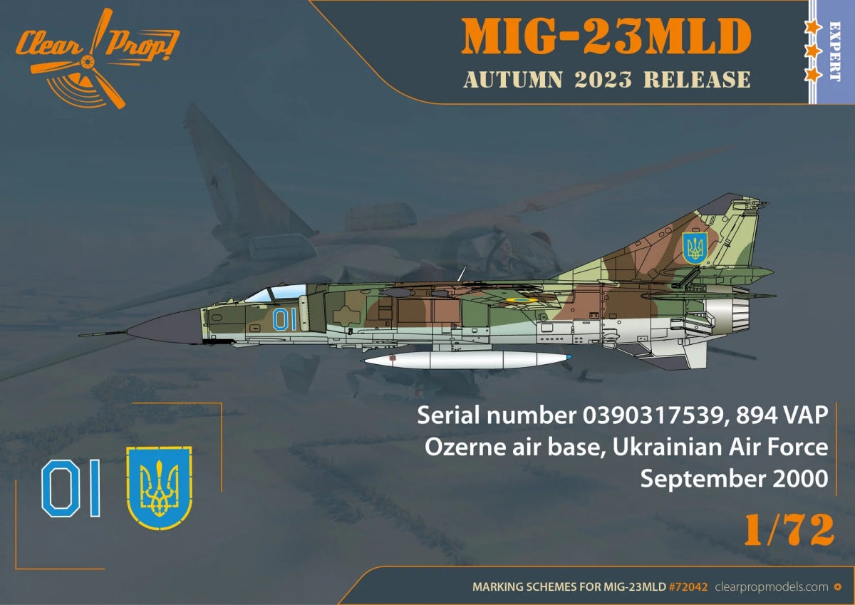 Clear Prop! CP72042 MiG-23MLD The last Ukrainian Flogger-К EXPERT KIT 1/72 – immagine 4
