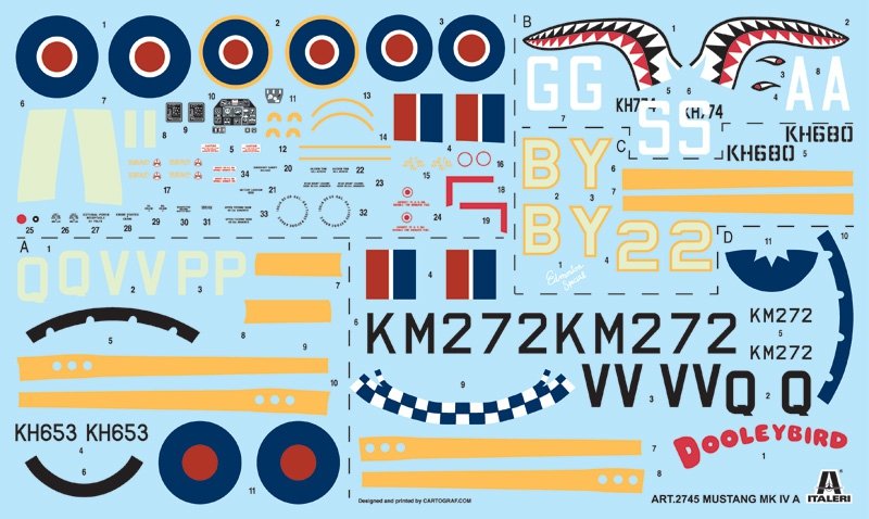 Italeri 2745 Mustang Mk.IV 1/48 – immagine 2