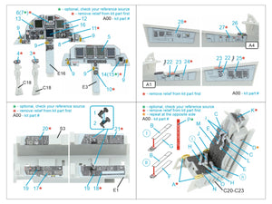 Quinta Studio QD48596 F-15E 3D-Printed &amp;amp; coloured Interior on decal paper (Hasegawa) 1/48 – immagine 3