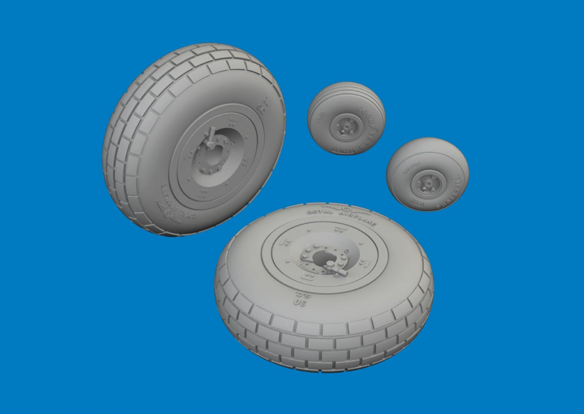 Eduard 6481059 P-40E wheels block tread Eduard 1/48 – image 4