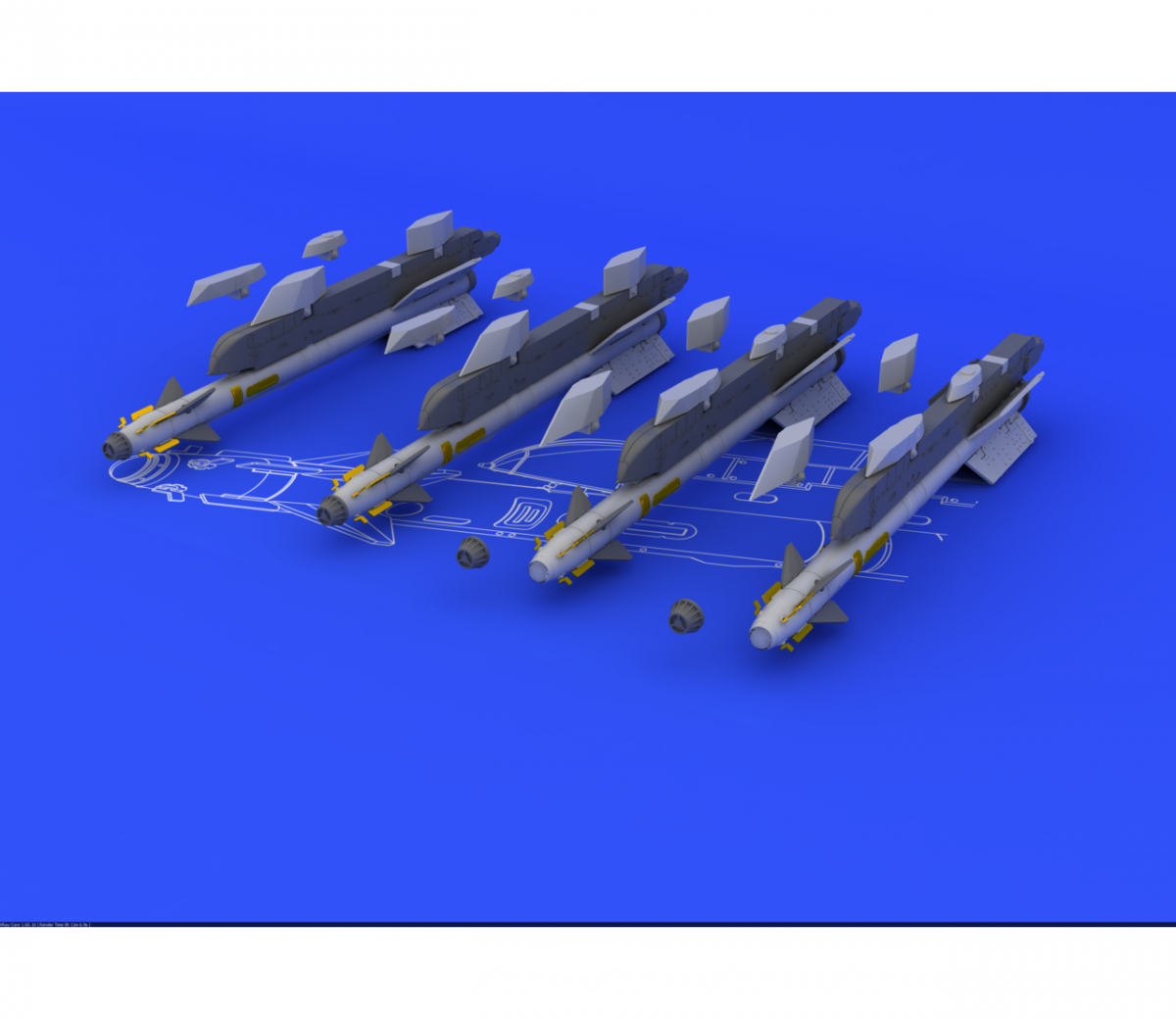 Eduard SIN64813 RUSSIAN MODERN AIRCRAFT MISSILES 1/48 – immagine 2