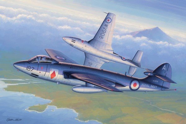 Hobby Boss 87251 Hawker Seahawk FGA.6 1/72