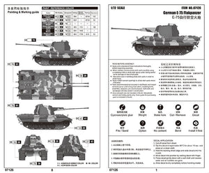 Trumpeter 07126 German E-75 Flakpanzer 1/72 – Bild 3