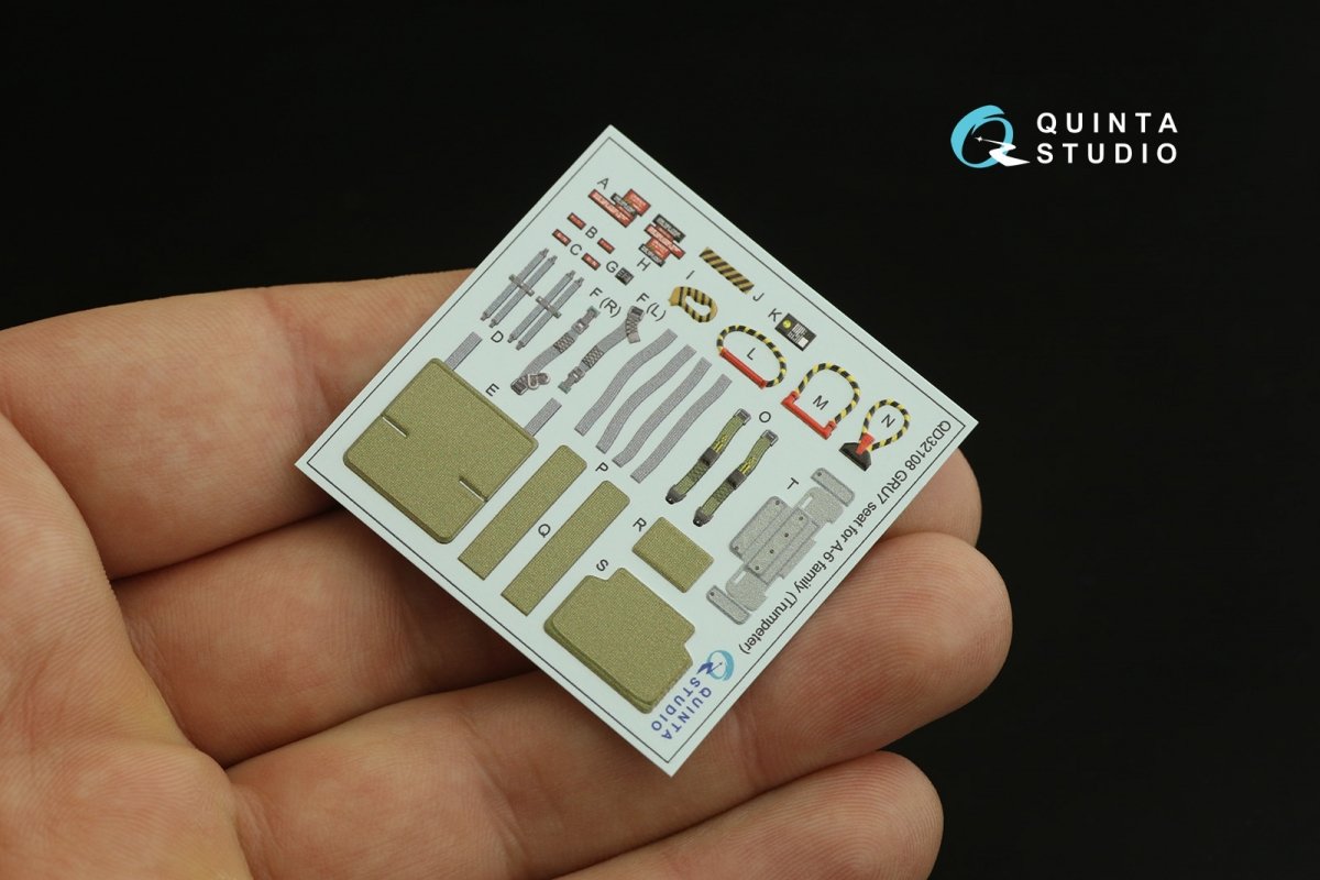 Quinta Studio QD32108 A-6A Intruder 3D-Printed &amp;amp; coloured Interior on decal paper (Trumpeter) 1/32 – zdjęcie 11