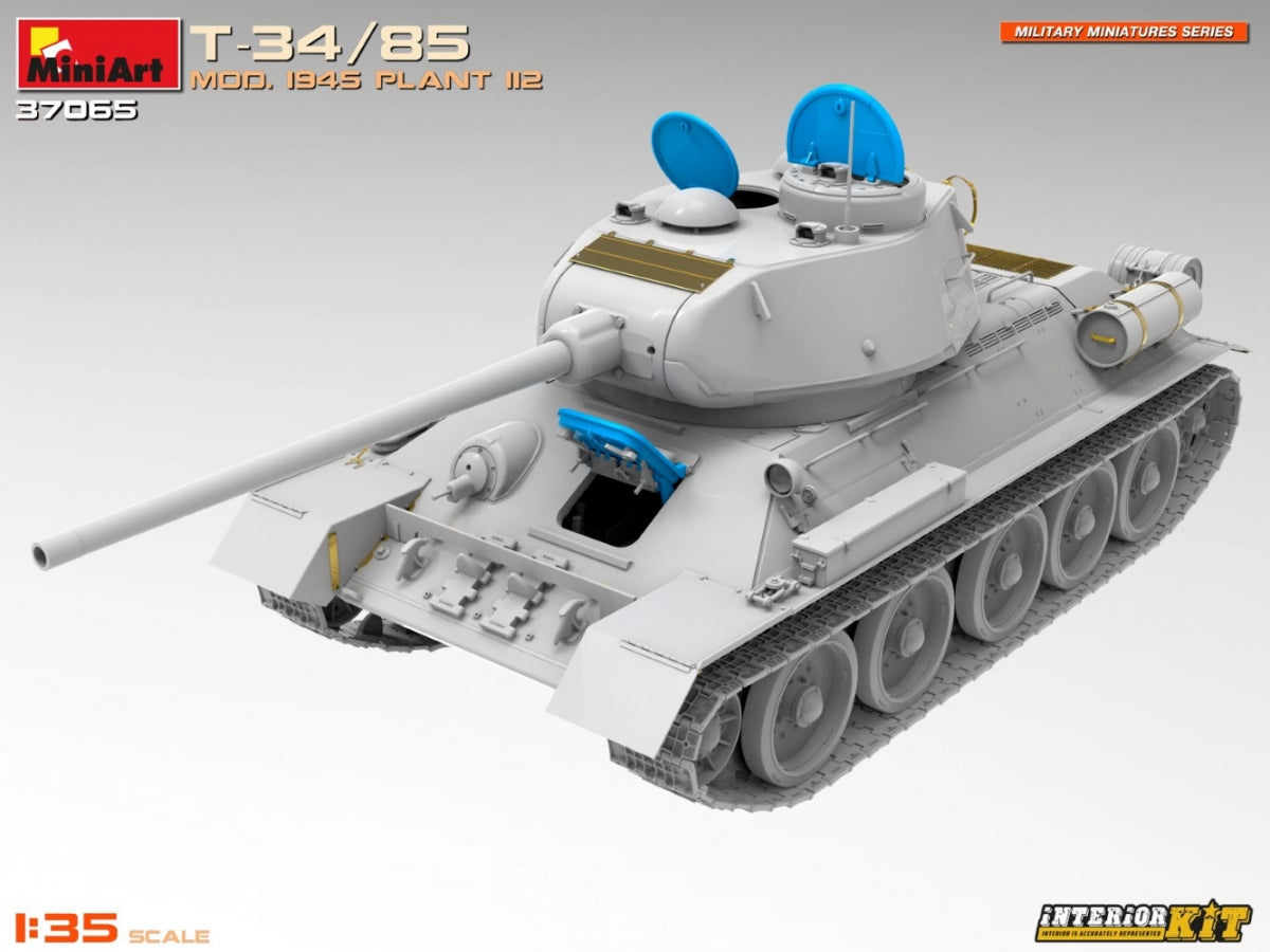 MiniArt 37065 T-34/85 MOD. 1945. PLANT 112. INTERIOR KIT 1/35 – immagine 4