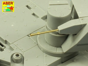 Aber 35L-187 Armament for Russian Main Battle Tank T-14 ARMATA barrel for 125 mm 2A82-1M cannon &amp;amp; barrel for 12,7 mm 1/35 – immagine 6