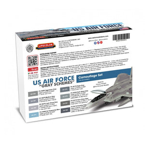 Lifecolor CE01 Acrylic paint Set American Aircraft Set 3 8x22ml – zdjęcie 2