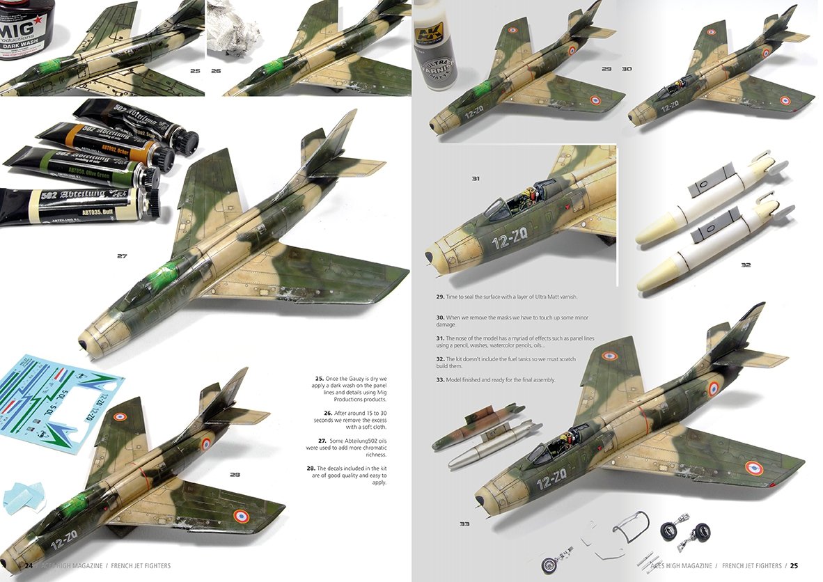 AK Interactive AK2931 ACES HIGH MAGAZINE ISSUE 15 FRENCH JET FIGHTERS – Bild 7