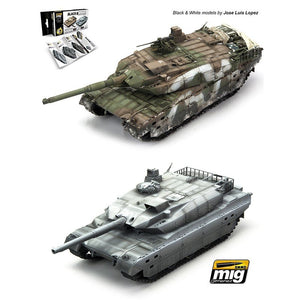 AMMO Mig 7128 BLACK and WHITE TECHNIQUE SET 6x17ml – Bild 5