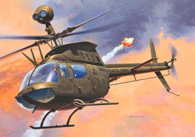 Revell 04938 Bell OH-58D Kiowa Warrior 1/72