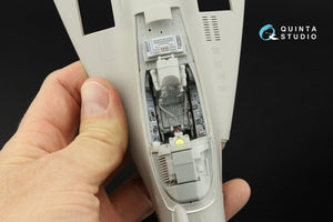 Quinta Studio QD32176 MiG-29A NATO service 3D-Printed &amp;amp; coloured Interior on decal paper (Trumpeter) 1/32 – immagine 14